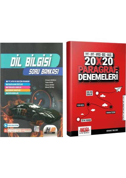 Hız ve Renk Yayınları TYT AYT Dil Bilgisi Soru ve Paragraf Deneme Seti 2 Kitap