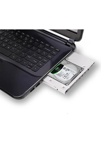 DVD CD Yuvasına Takılan Kızak SSD HDD Kutusu 9.5mm Laptop Notebook Uyumlu 2.5" SSD Takılabilir