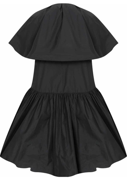 Yakası Bağlamalı Elbise Siyah K2311063_001 indirimleri