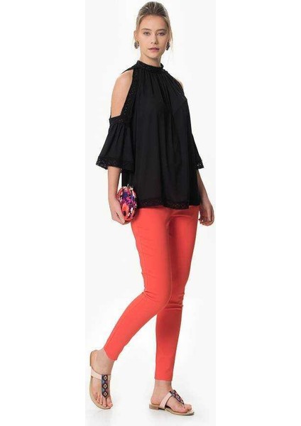 Dar Paça Pantolon Mercan Y1612024_030