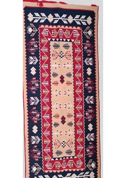 Kilim Antik 80-200 Otantik Model Nature Boya Çift Taraflı El Yapımı