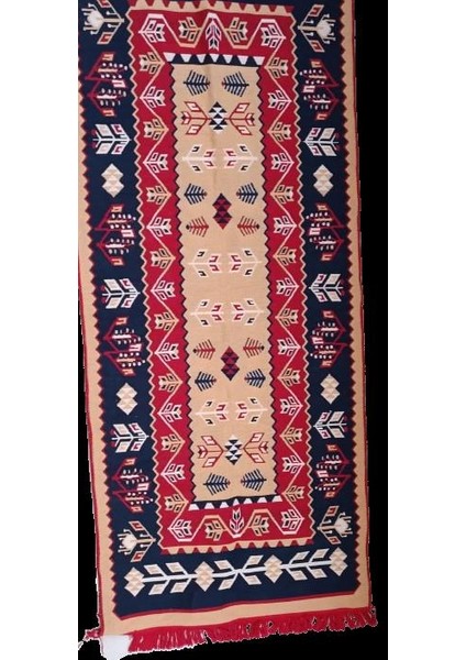 Kilim Antik 80-200 Otantik Model Nature Boya Çift Taraflı El Yapımı