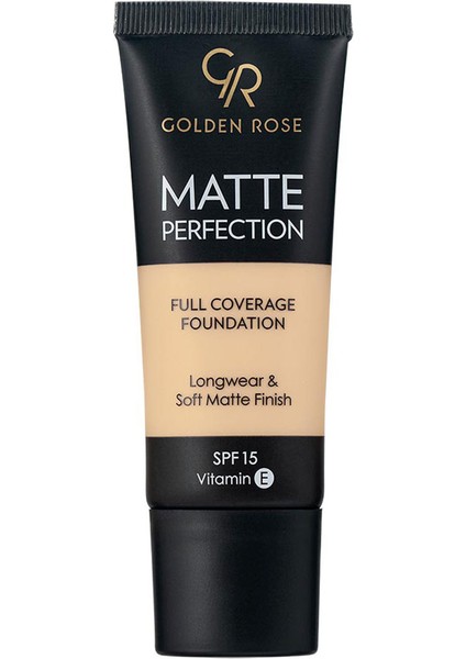 Matte Perfection Full Coverage Foundation No: Natural 01 - Mat Fondöten - 8691190509521