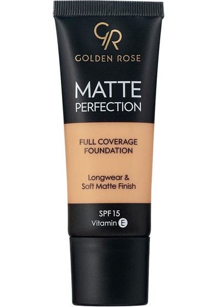 Matte Perfection Full Coverage Foundation No: Warm 06 - Mat Fondöten - 8691190509491