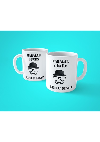 Babalar Gününe Özel Baskılı Kupa Bardak