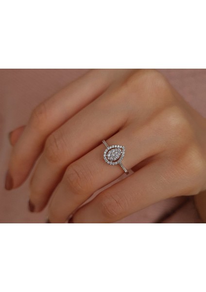 Pırlanta Taşlı Katre Yüzük 0447R0030 indirimleri