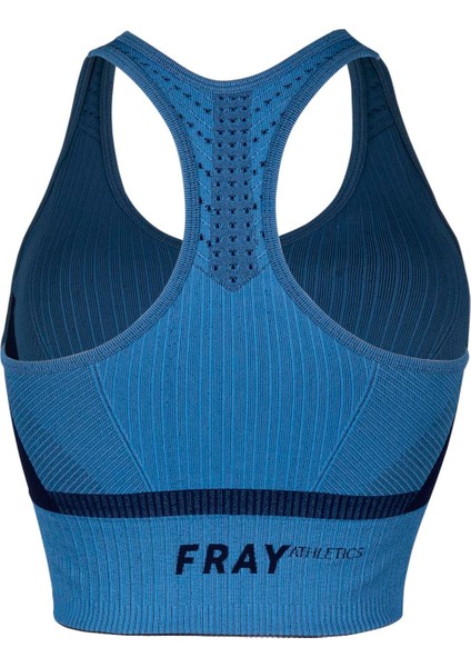 Fray Athletics Blue Topaz Sports Bra