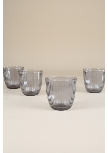Splendid 4'lü Meşrubat Bardağı - Füme - 290 ml fırsatları