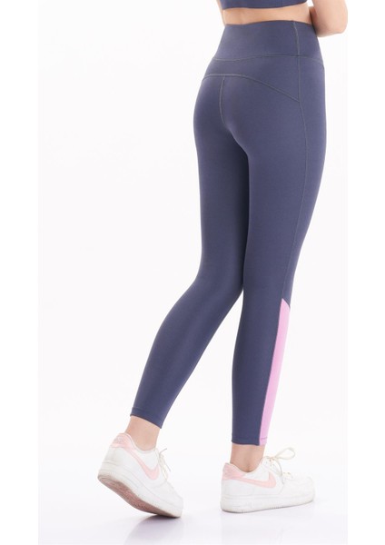 Kadın Yüksek Bel Toparlayıcı Parçalı Spor Tayt 7118 fiyatları