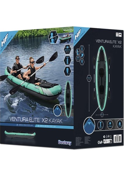 Hydro Force Ventura Elite X2 Kayak Şişme Bot 65052