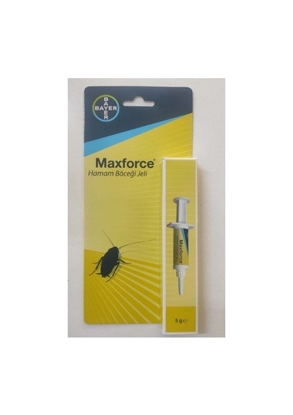 Maxforce Kalorifer Böceği Hamamböceği Jeli 5 gr