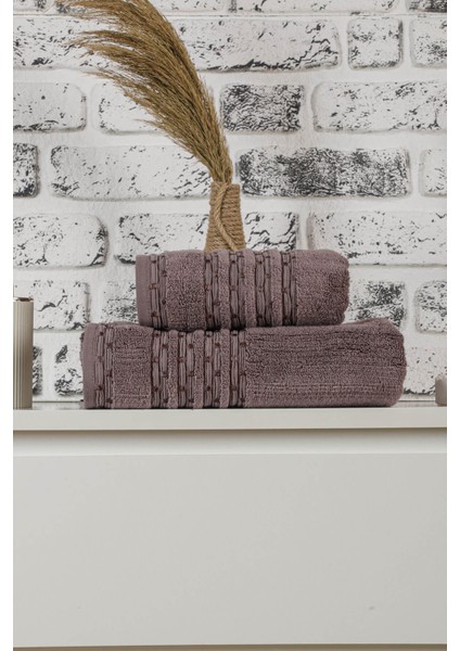 Banyo Havlu Seti 2'li Banyo Havlu Takımı Soft Pamuklu