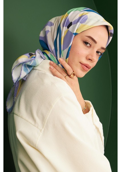 Ipekhan Daphne Desenli Pamuk Eşarp 1108-18 modelleri