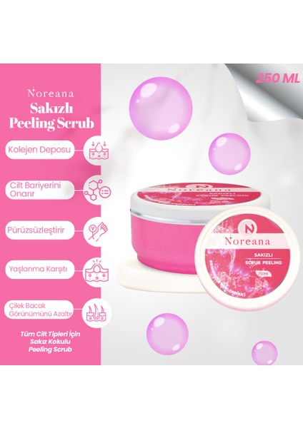 Sakızlı Scrub Peeling 250ML Batık Giderici & Nemlendirici