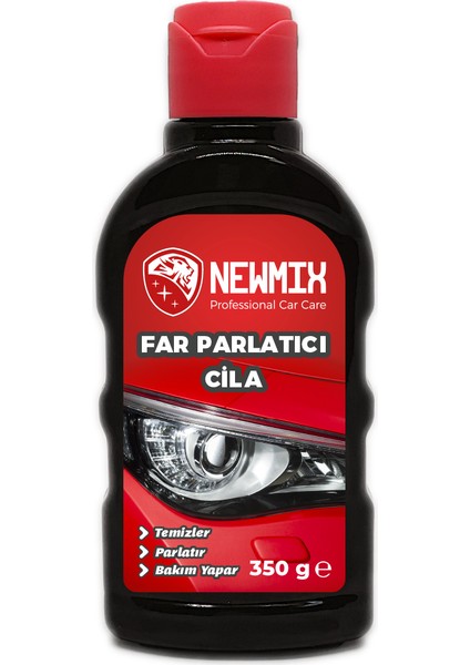 Newmix-Far Parlatıcı Cila 350GR + Uygulama Süngeri