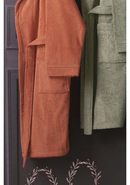 New Soho Somon Şal Yaka L Beden %100 Pamuk Bornoz fiyatları