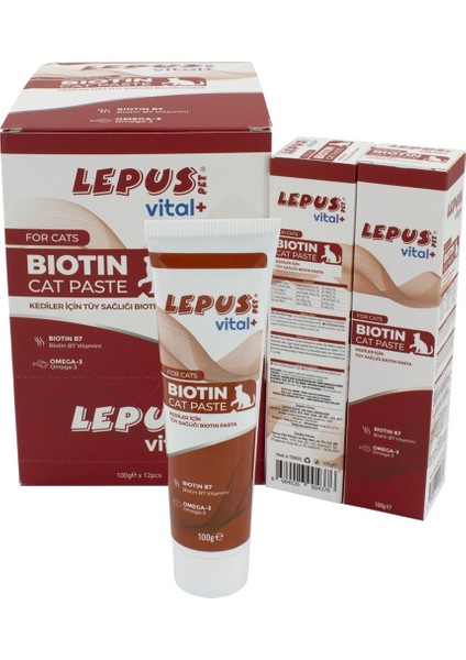 Kedi Biotin Pasta Lepus Vital+ Biotin Cat Paste