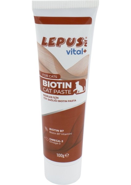 Kedi Biotin Pasta Lepus Vital+ Biotin Cat Paste