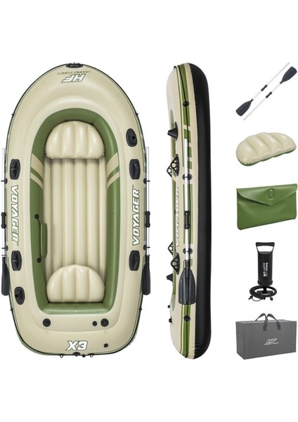 Bestway 65164 Voyager X3 Şişme Bot Set 294 x 137 cm
