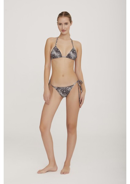 Kadın Rayne Üçgen Siyah Bikini 3C5T3N8