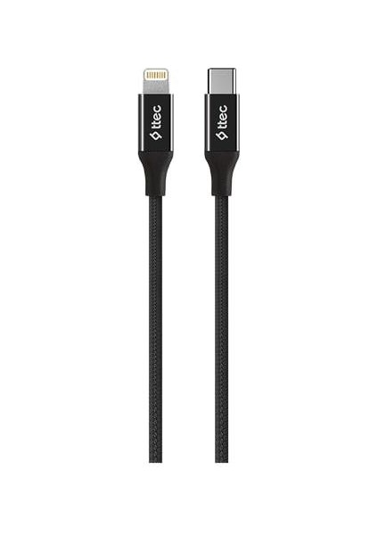 Usb-C - Lightning Hızlı Şarj Kablosu 150CM 2DK41 Ttec Alumicable Halat Kablo