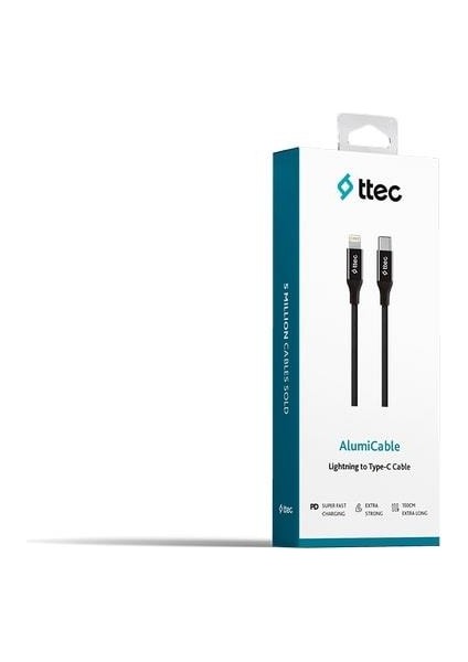 Usb-C - Lightning Hızlı Şarj Kablosu 150CM 2DK41 Ttec Alumicable Halat Kablo fiyatları