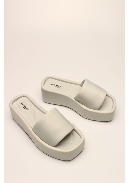 Su Yeşili Saten Kadın Terlik fiyatları