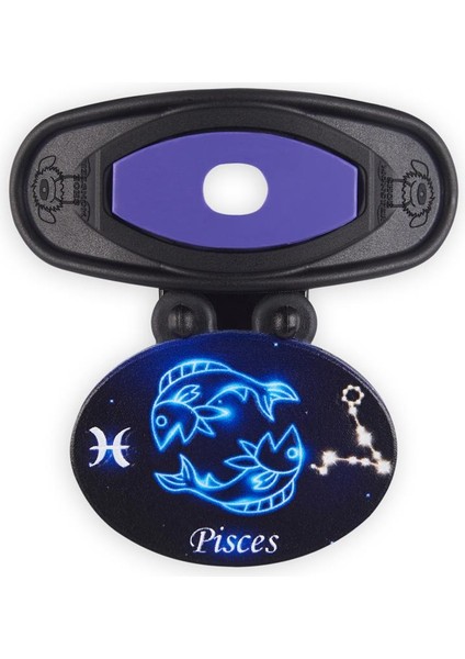 Pisces (Balık) - Koyu Mor Ayakkabı Aksesuarı