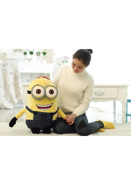 Ithal Kumaş Minions Çılgın Hırsızlar 2’li Set Stuart & Bob Peluş Oyuncak Oyun & Uyku Arkadaşı 45 Cm.