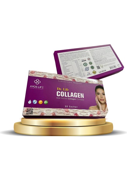 Ayoslife Dr. Life Collagen Kök Hücreli, Probiyotikli, Vitamin ve Mineral Complex