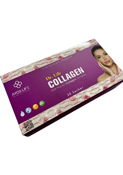 Ayoslife Dr. Life Collagen Kök Hücreli, Probiyotikli, Vitamin ve Mineral Complex