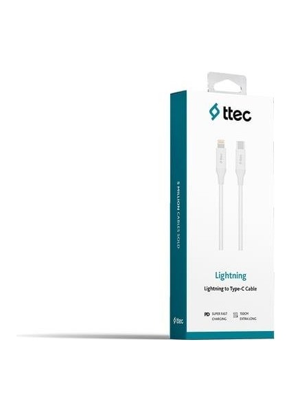 Usb-C - Lightning 20W Hızlı Şarj Kablosu 150CM Ttec 2DK40 fiyatları