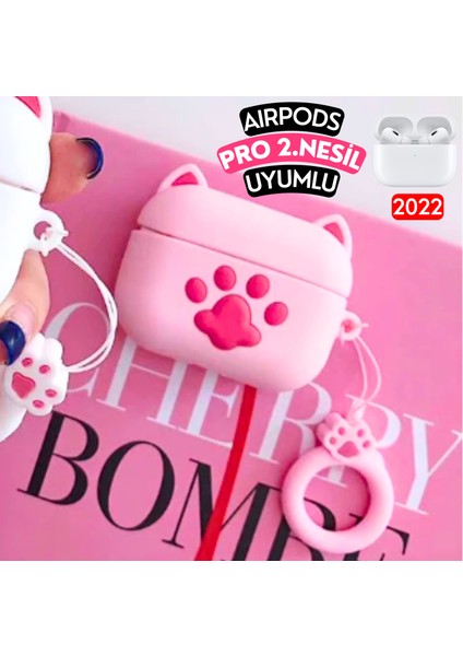 Airpods Pro 2. Nesil Uyumlu Pembe Pati Desenli Figürlü Sevimli Kulaklık Kılıfı fiyatları