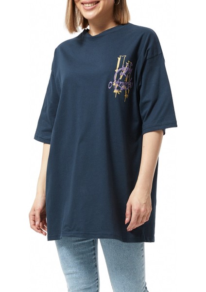 Baskılı Oversize T-Shirt modelleri