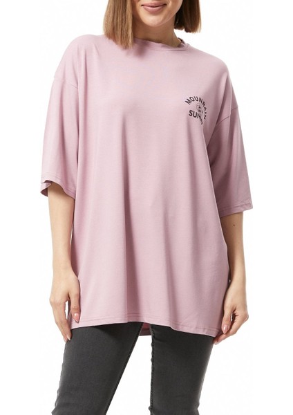 Oversize Baskılı T-Shirt