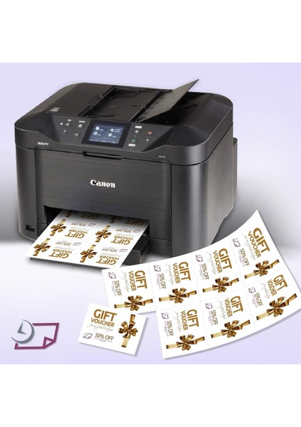 Bilgisayar Etiketi TW-2115 70X56 mm 100 Lü Lazer Etiket 1 Paket Tanex Davetiye Kargo Koli Kutu Etiketi