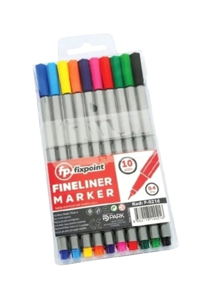 Fineliner 10LU Renkli Kalem
