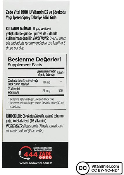 D3 Vitamini 1000 Iu 20 ml Sprey modelleri