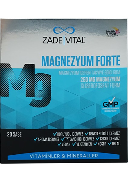 Magnezyum Forte 20 Saşe fiyatları