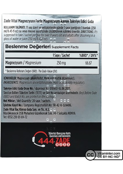 Magnezyum Forte 20 Saşe modelleri