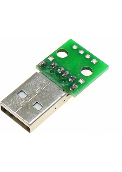 USB A Erkek Dıp Adaptörü Dönüştürücü 4pin 2.54MM Pcb Kartı Dıy Güç Kaynağı
