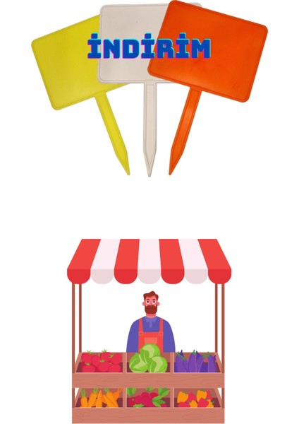 10 Adet Orta Boy Yaz Sil Sapla Bakliyat Etiketliği Manav Etiketliği Pazarcı Etiketi fiyatları