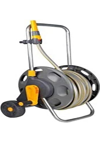 2434H 30 M Hortumlu 60 M Kapasiteli Tekerlekli Hortum Toplama Sarma Araba Seti