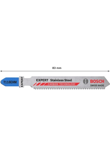 Expert 'stainless Steel' T 118 Ehm Dekupaj Testere Bıçağı 3 Parça