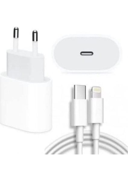 20W Adapter Usb-C To Lightning Kablo ve Şarj Set