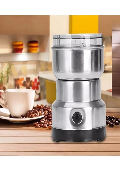 Kitchen Stuff Elektrikli Kahve ve Baharat Öğütücü Çelik Öğütücü Değirmen Ev Tipi