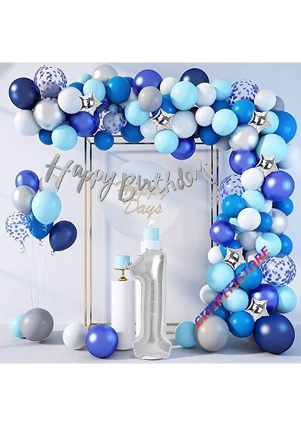 Çıtıpıtıstore 1 Yaş Lüks Doğum Günü Balon Set