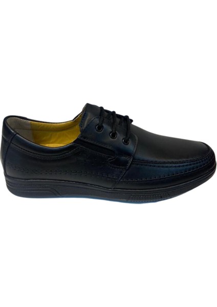 427 Erkek Siyah (40-44) Deri Comfort Ayakkabı