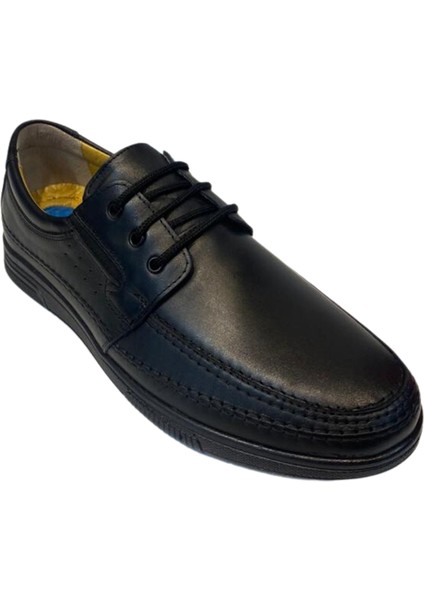 427 Erkek Siyah (40-44) Deri Comfort Ayakkabı