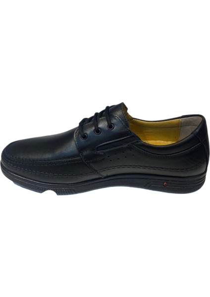 427 Erkek Siyah (40-44) Deri Comfort Ayakkabı